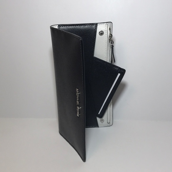 Michael Kors carryall card case leather wallet - Picture 3 of 7